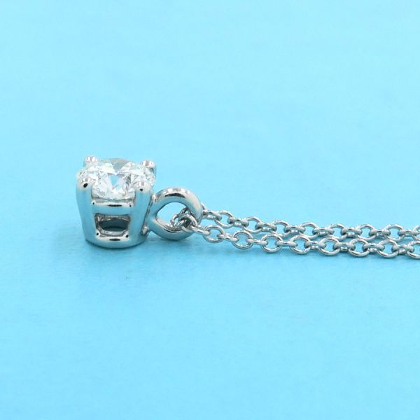 Tiffany & Co Near Solitaire Diamond Necklace — view 2