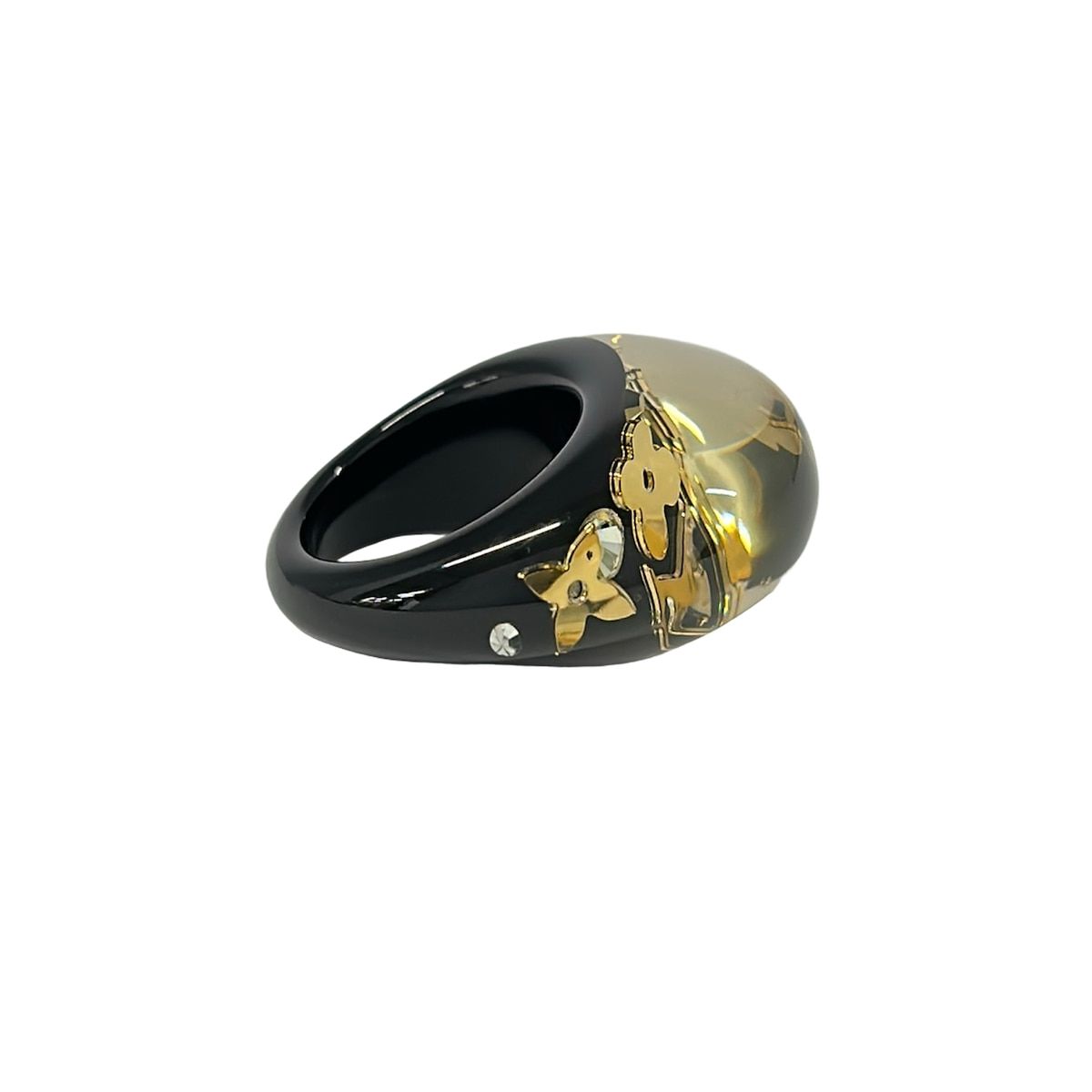 Louis Vuitton Ring Bague Inclusion Brown — view 2