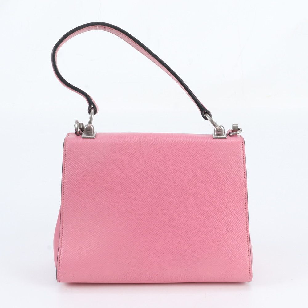 Prada Saffiano Leather 2-Way Chain Shoulder Bag Crossbody Hand — view 4
