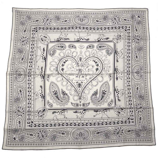 Hermes Carre Geant 140 Cheval Cool Bandana Scarf Shawl Cashmere Silk