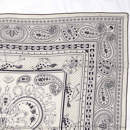 Hermes Carre Geant 140 Cheval Cool Bandana Scarf Shawl Cashmere Silk — view 5