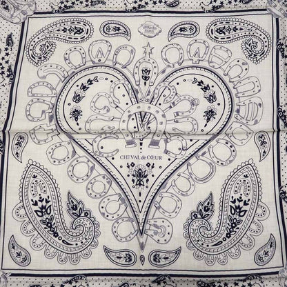 Hermes Carre Geant 140 Cheval Cool Bandana Scarf Shawl Cashmere Silk — view 7