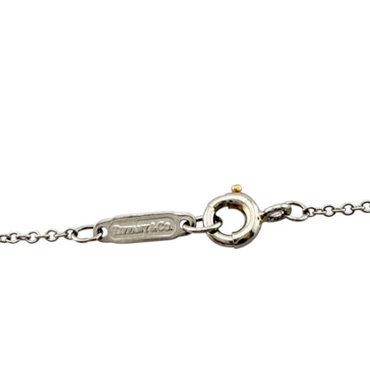 Tiffany & Co Bezel Set Necklace Platinum Diamond — view 6