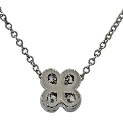 Tiffany & Co Bezel Set Necklace Platinum Diamond — view 3