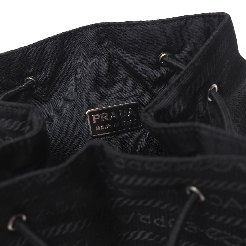 Prada Pouch Drawstring Logo Mini Bag — view 6