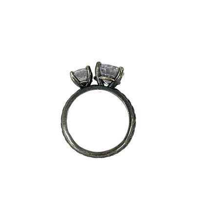 Bottega Veneta Ring Silver Clear — view 4