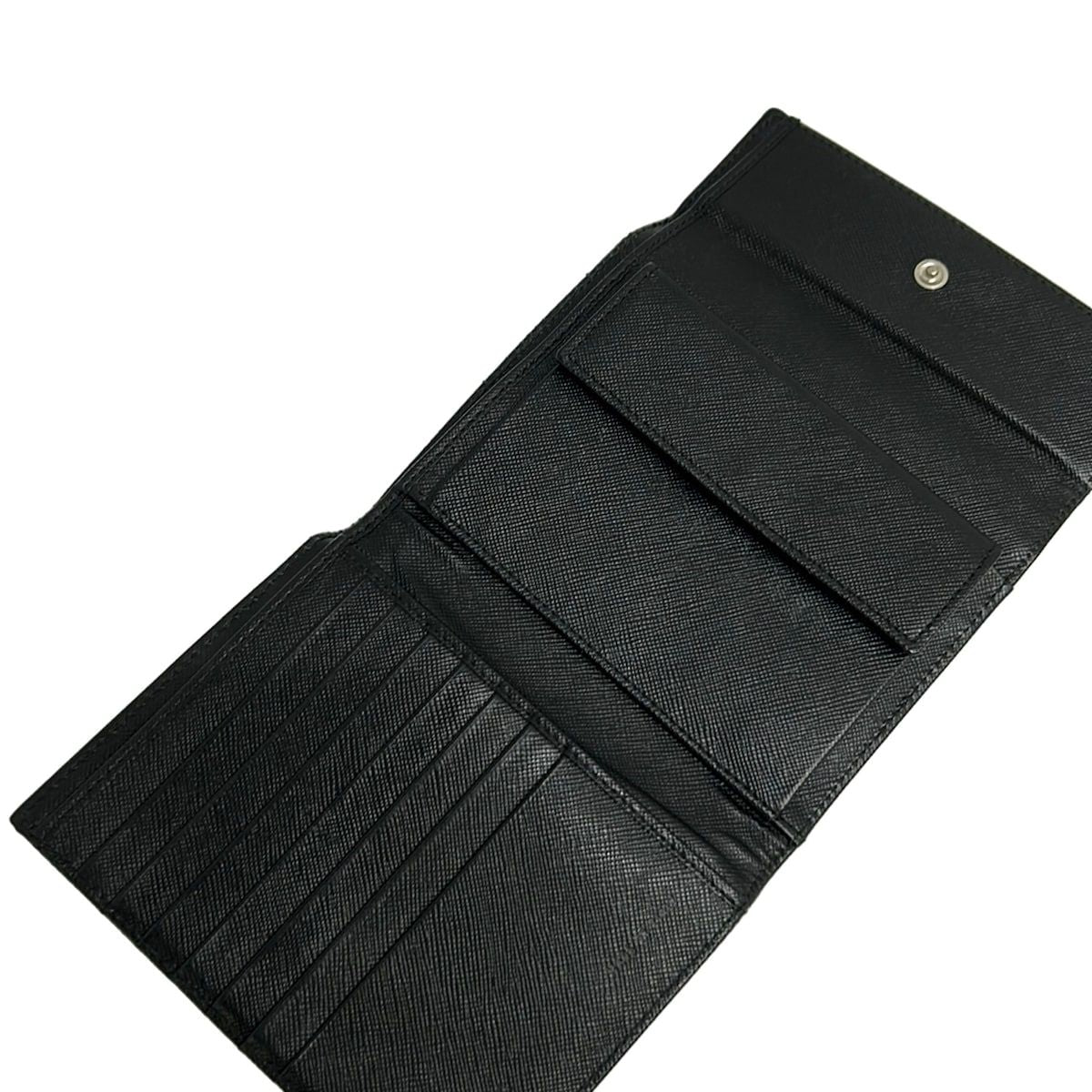 Prada Trifold Wallet Black — view 3