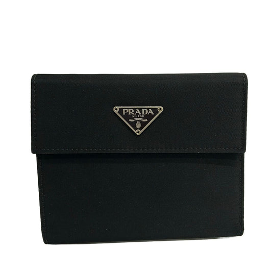 Prada Trifold Wallet Black