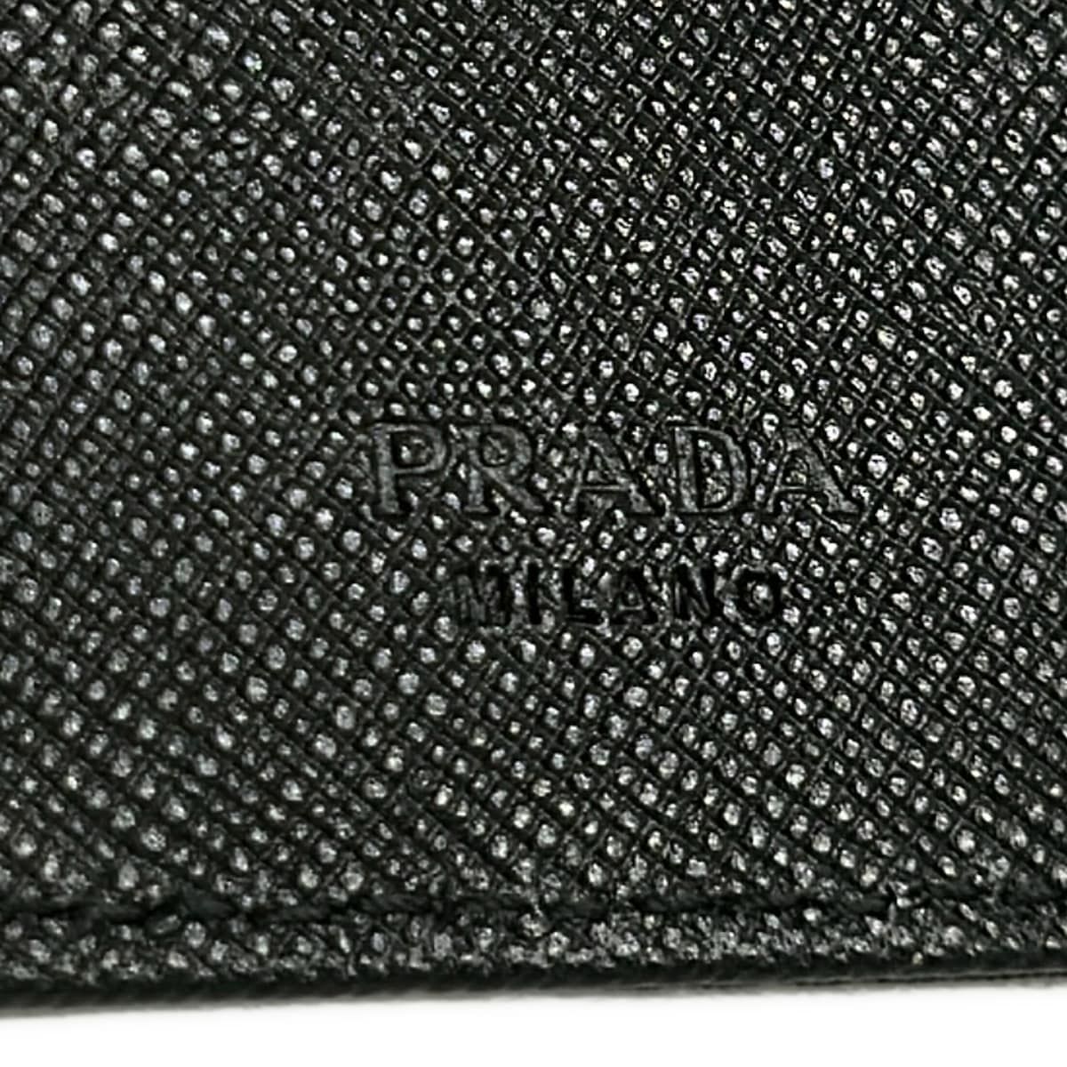 Prada Trifold Wallet Black — view 5