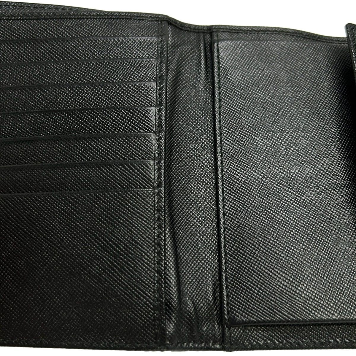 Prada Trifold Wallet Black — view 8