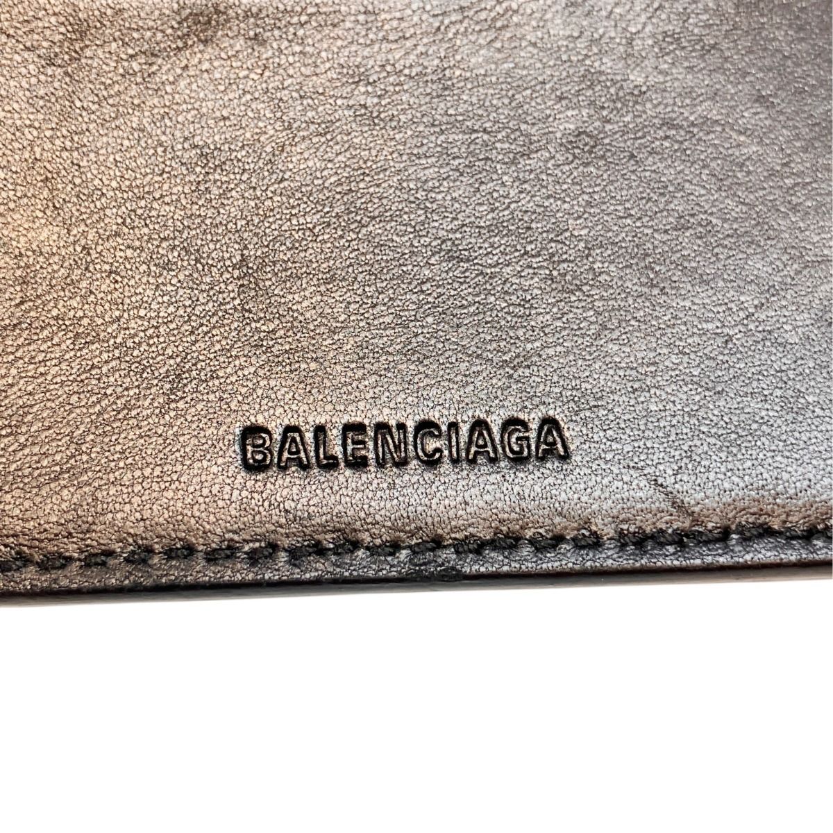 Balenciaga Mini Wallet Trifold Calfskin — view 4