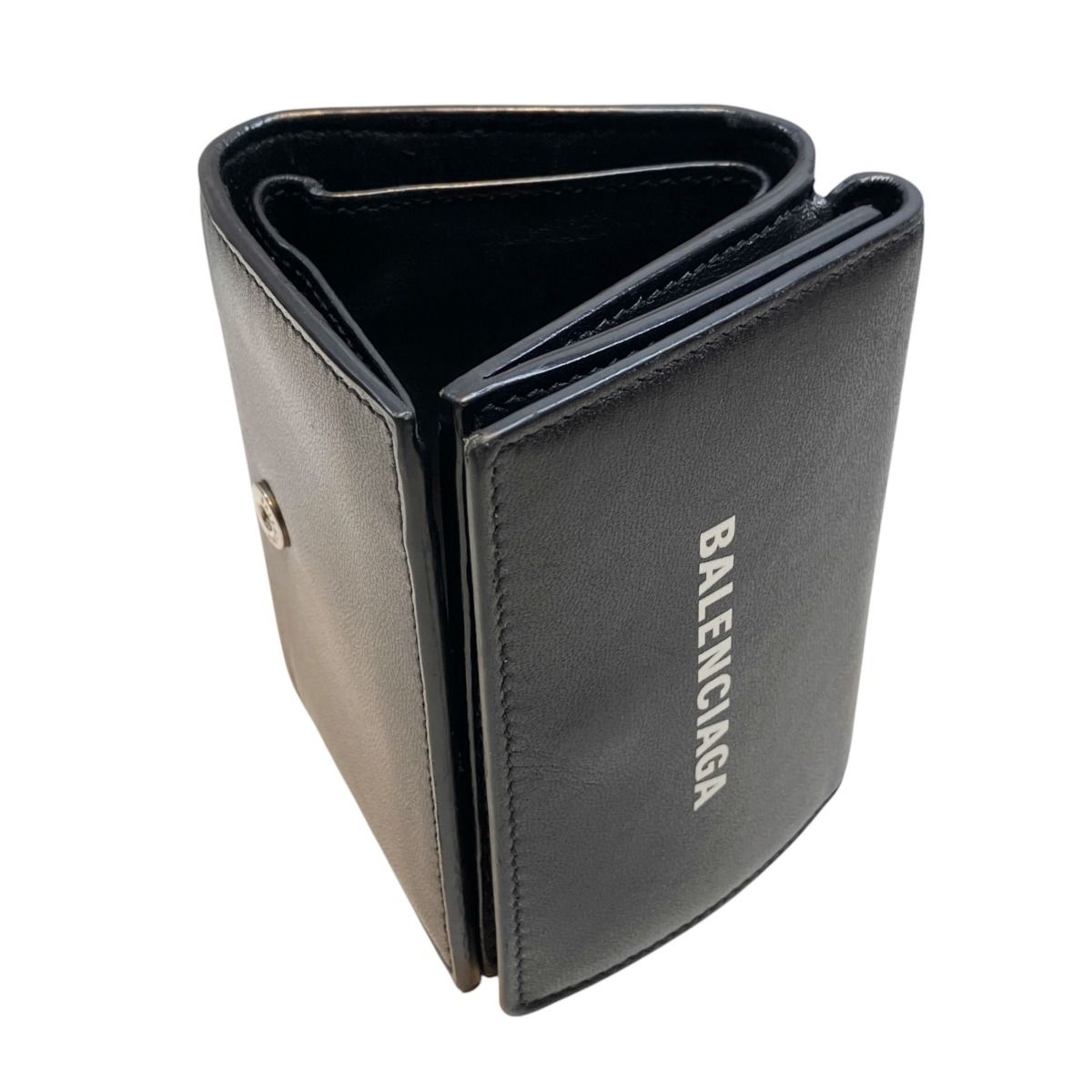 Balenciaga Mini Wallet Trifold Calfskin — view 8
