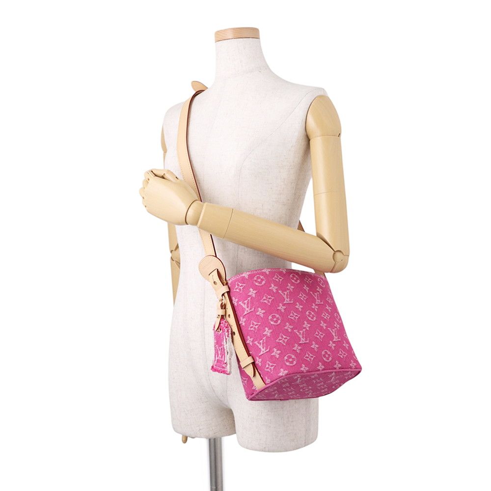 Louis Vuitton Handbag Monogram Denim All in BB 2-Way — view 5