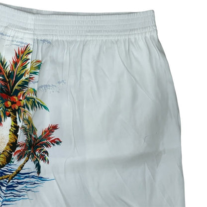 Louis Vuitton Shorts Graphic Print Rayon White Casual — view 3