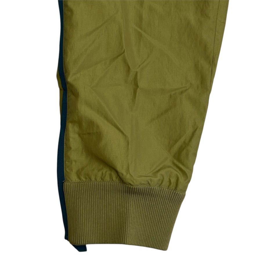Hermes Track Pants Jogger Side Line Hem Zip Cotton Polyester Khaki Casual — view 4