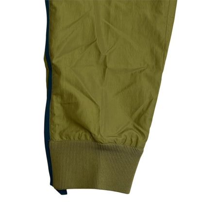 Hermes Track Pants Jogger Side Line Hem Zip Cotton Polyester Khaki Casual — view 4