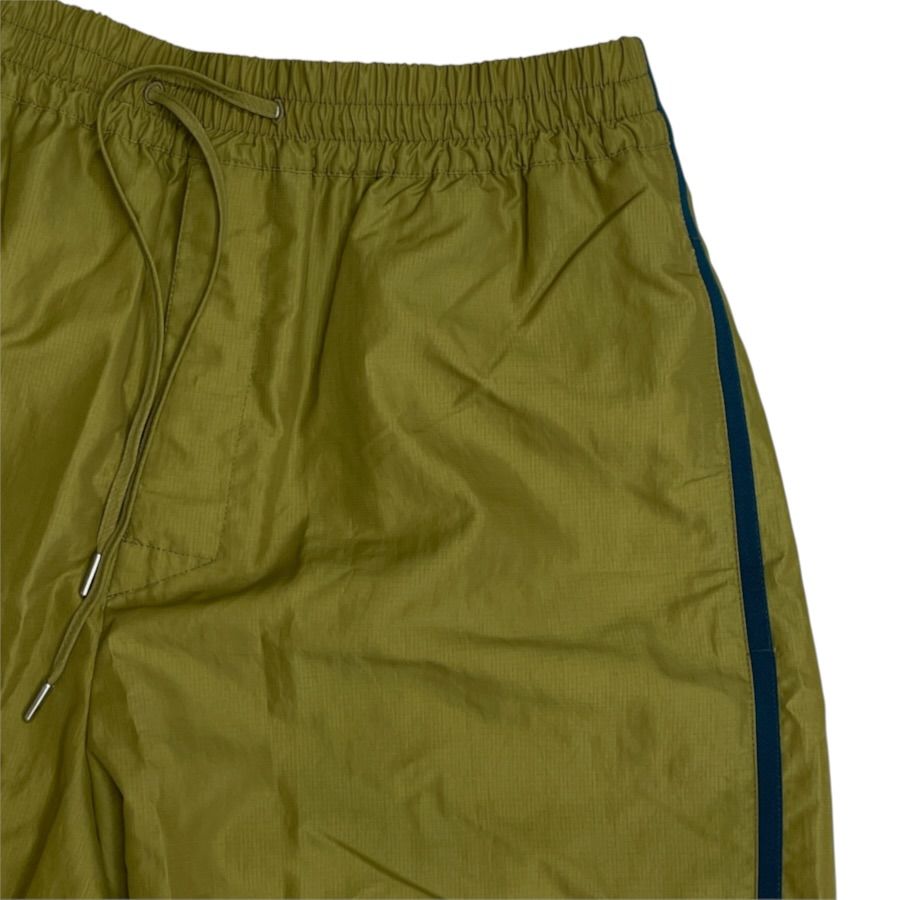 Hermes Track Pants Jogger Side Line Hem Zip Cotton Polyester Khaki Casual — view 3