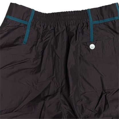 Hermes Track Pants Jogger Side Line Hem Zip Cotton Polyester Black Casual — view 8