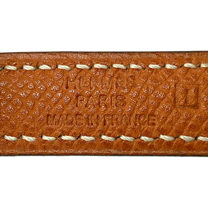 Hermes Belt 75 Sellier Brown Black Silver Reversible Leather — view 4
