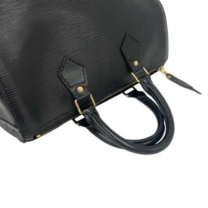 Louis Vuitton Vintage Speedy 30 Epi Leather Mini Boston Bag Noir — view 4