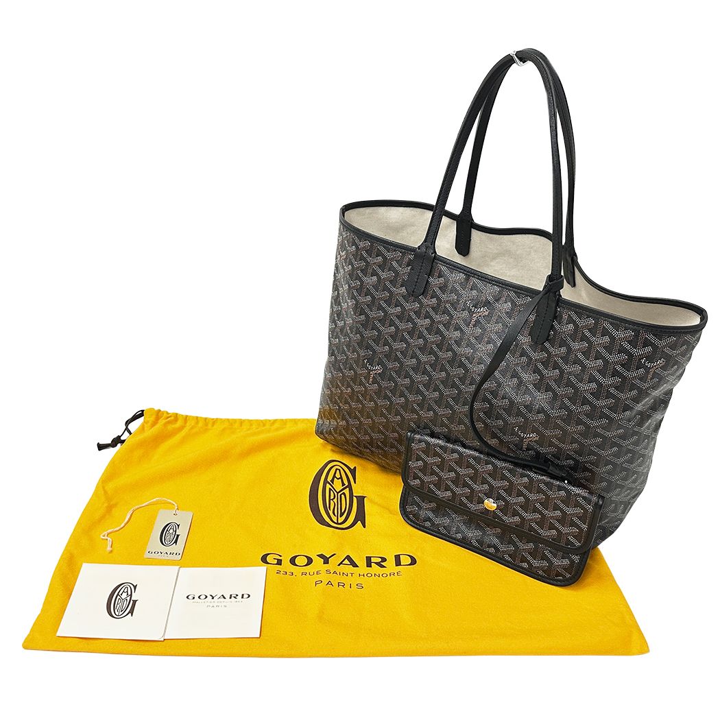Goyard Tote Bag Saint Louis PM Black — view 7