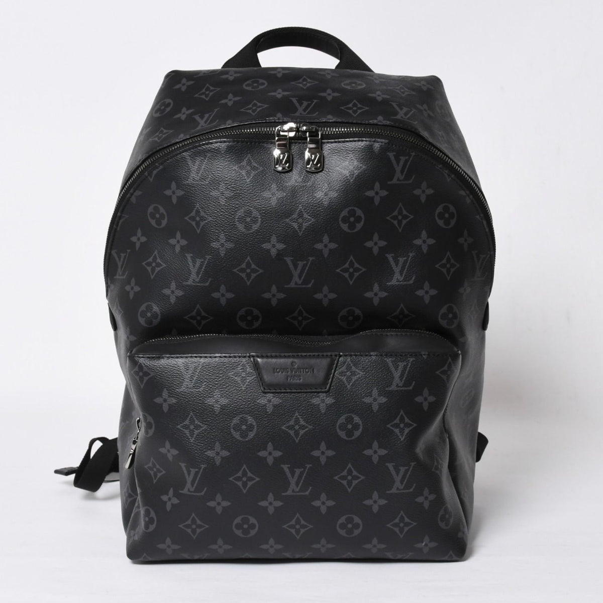 Louis Vuitton Backpack Discovery PM Black Silver Monogram Eclipse