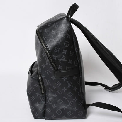 Louis Vuitton Backpack Discovery PM Black Silver Monogram Eclipse — view 4