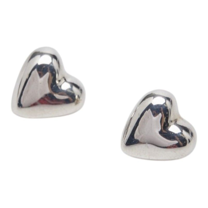 Tiffany & Co Heart Earrings Silver