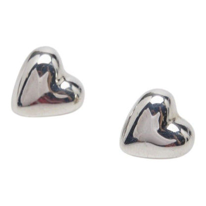 Tiffany & Co Heart Earrings Silver