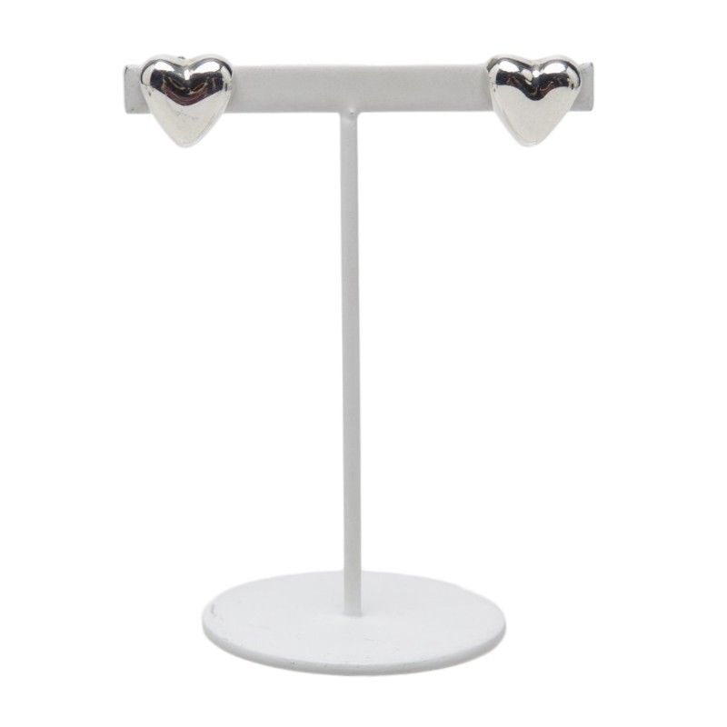 Tiffany & Co Heart Earrings Silver — view 2