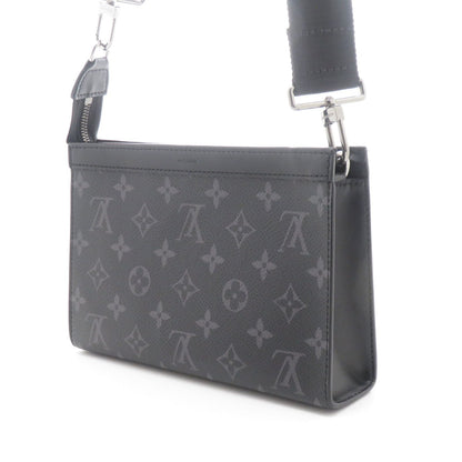 Louis Vuitton Gaston Wearable Wallet Monogram Eclipse Shoulder Bag Black Tag — view 2
