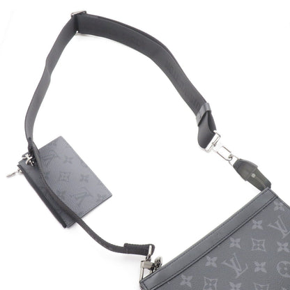 Louis Vuitton Gaston Wearable Wallet Monogram Eclipse Shoulder Bag Black Tag — view 3