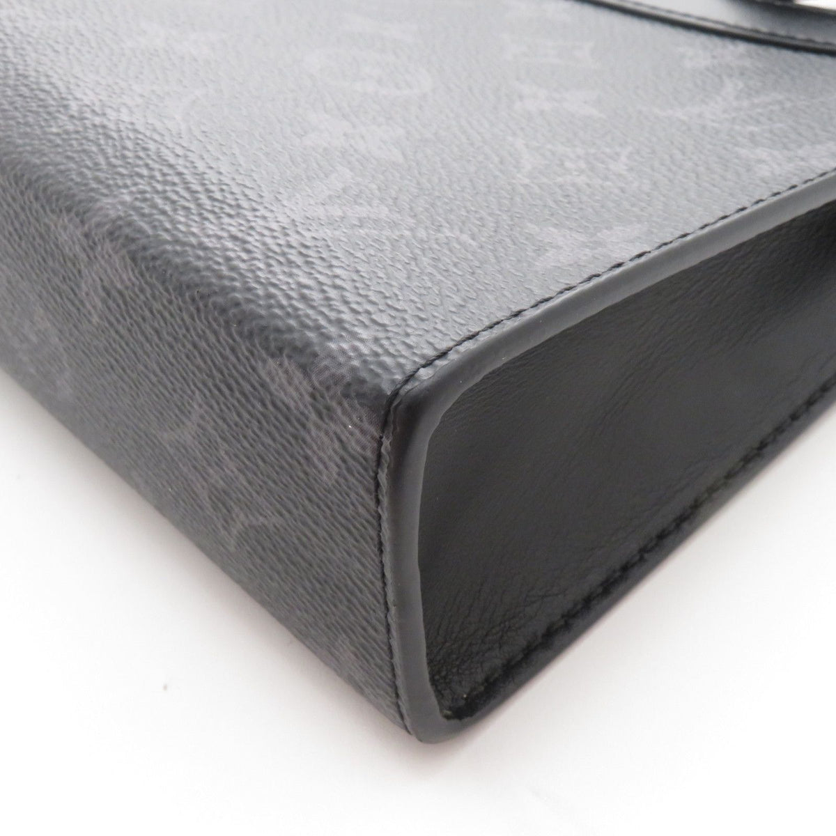 Louis Vuitton Gaston Wearable Wallet Monogram Eclipse Shoulder Bag Black Tag — view 5