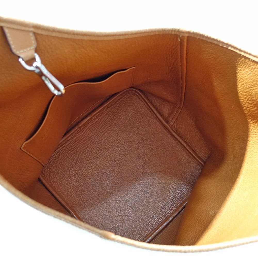 Loewe Balloon Shoulder Bag White Brown Silver — view 6
