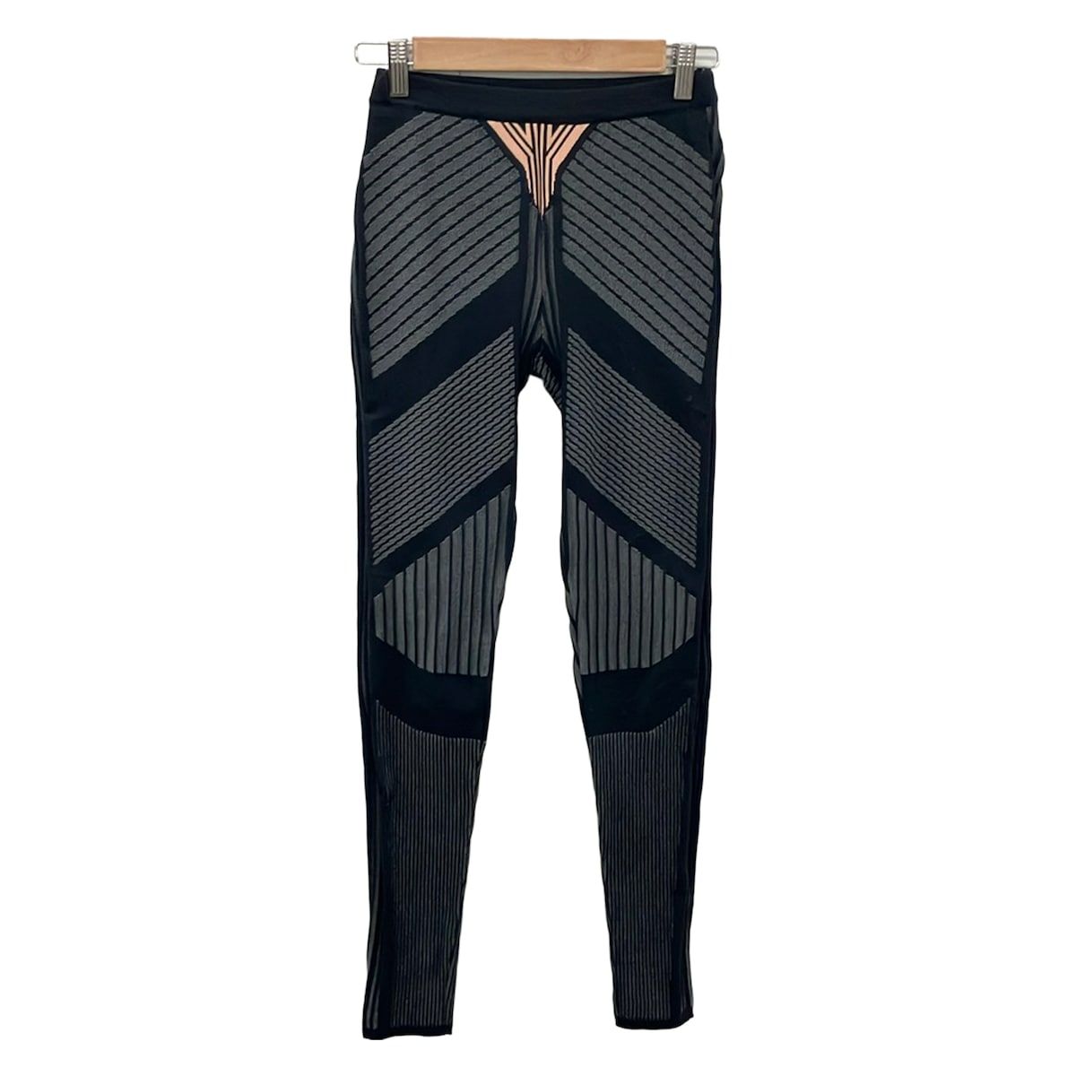 Prada Leggings Black Light Gray Pink Beige 38