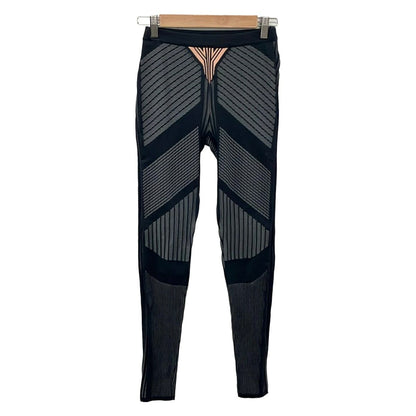 Prada Leggings Black Light Gray Pink Beige 38
