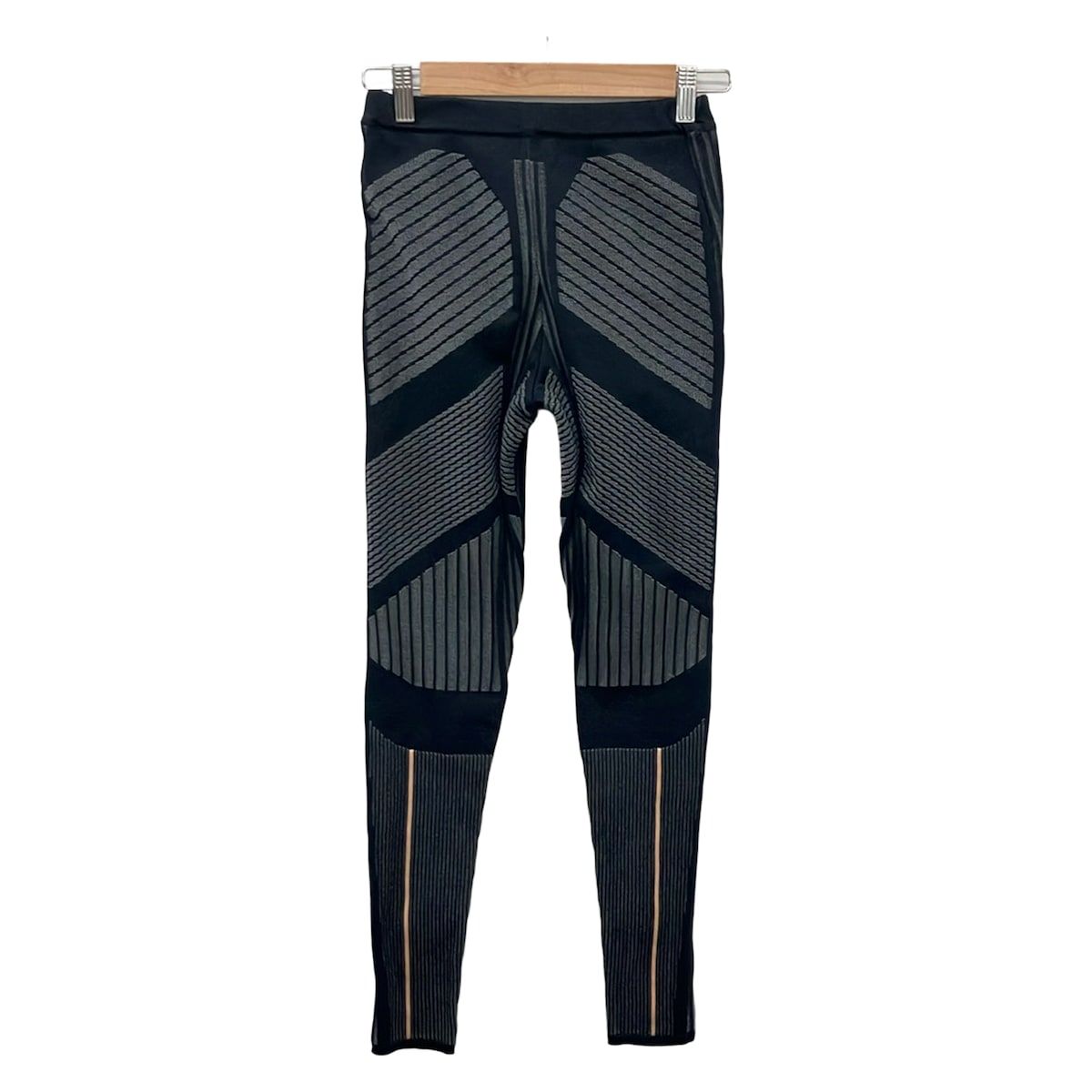 Prada Leggings Black Light Gray Pink Beige 38 — view 2