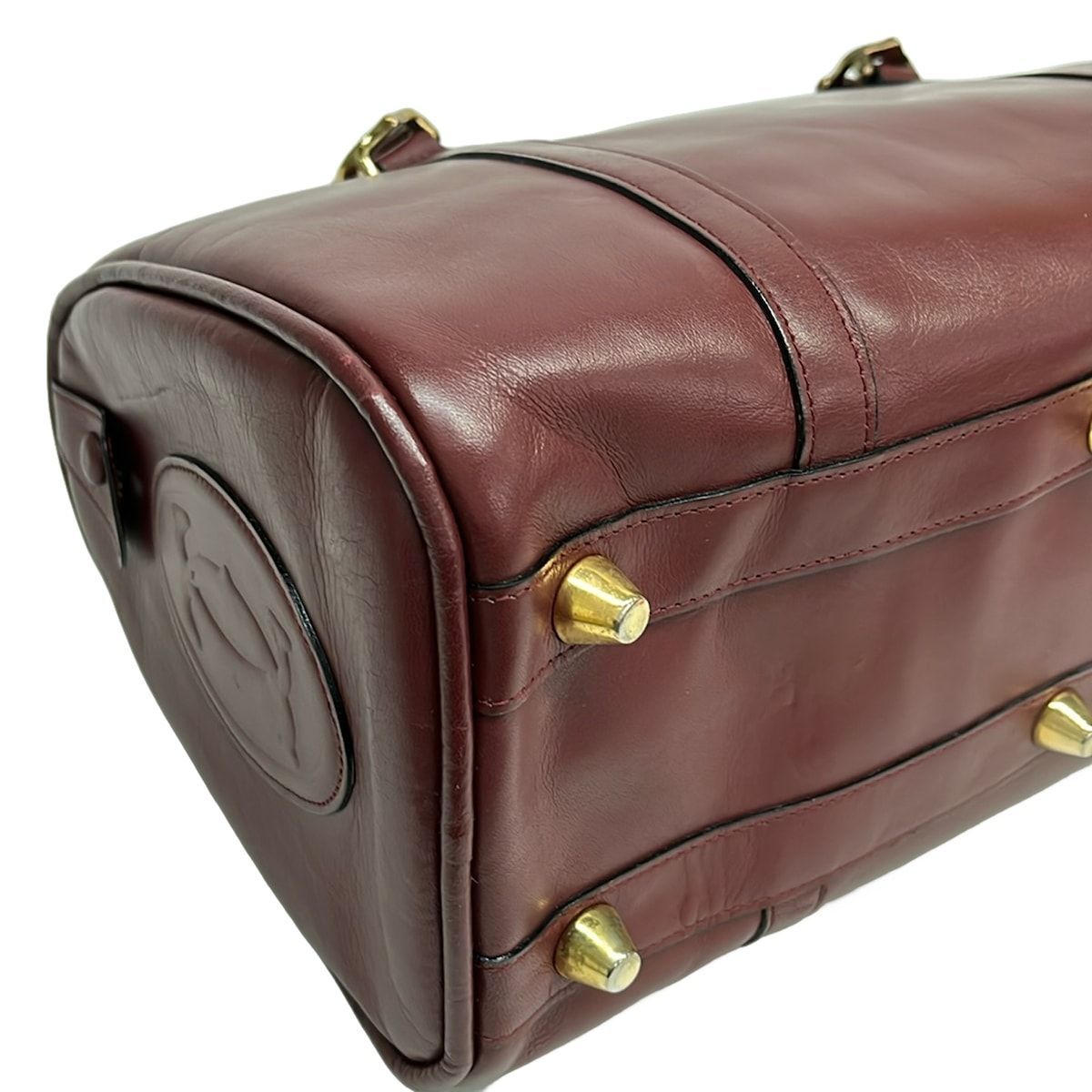 Cartier Handbag Must Line Bordeaux Leather — view 6