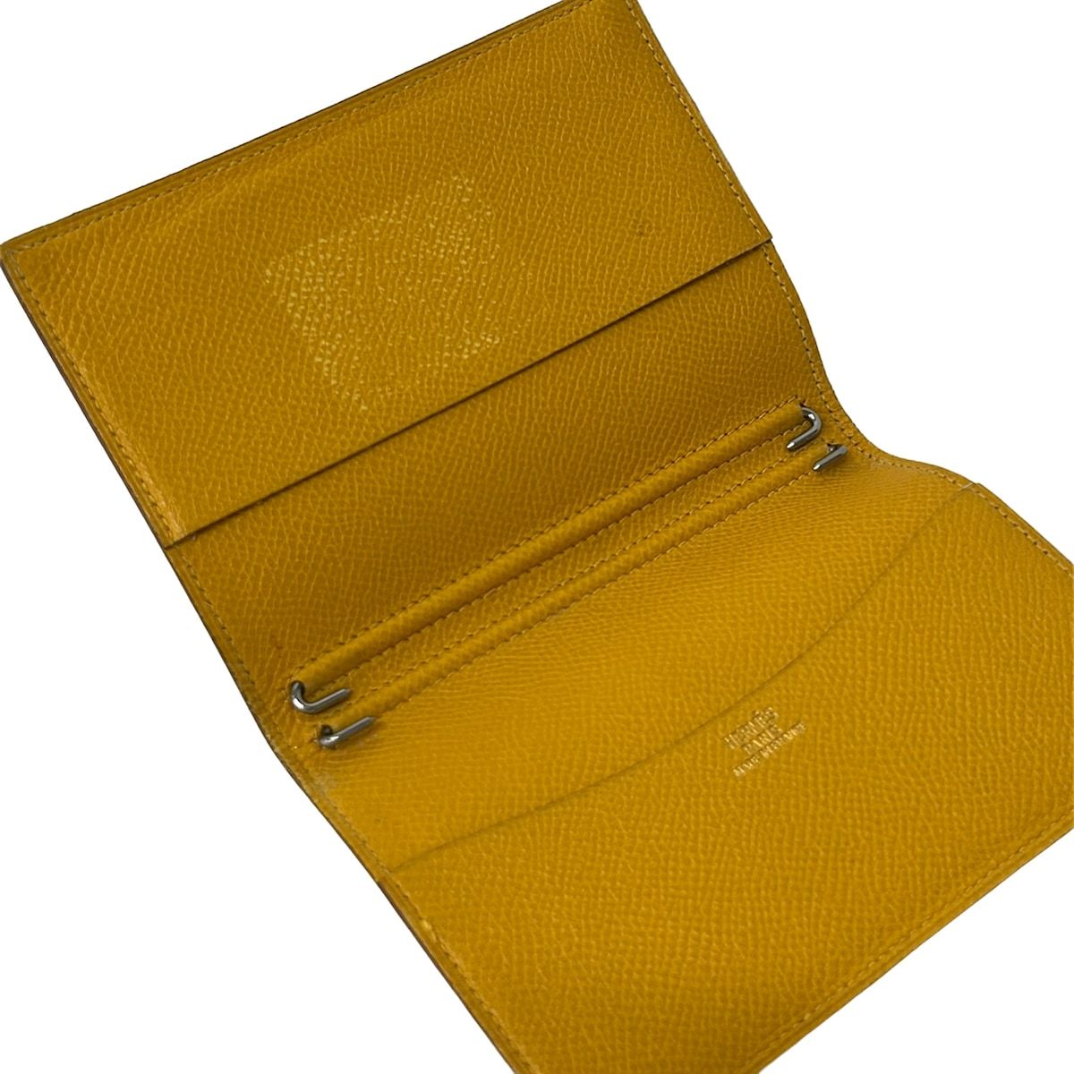 Hermes Agenda GM Brown Dark Yellow Silver — view 3