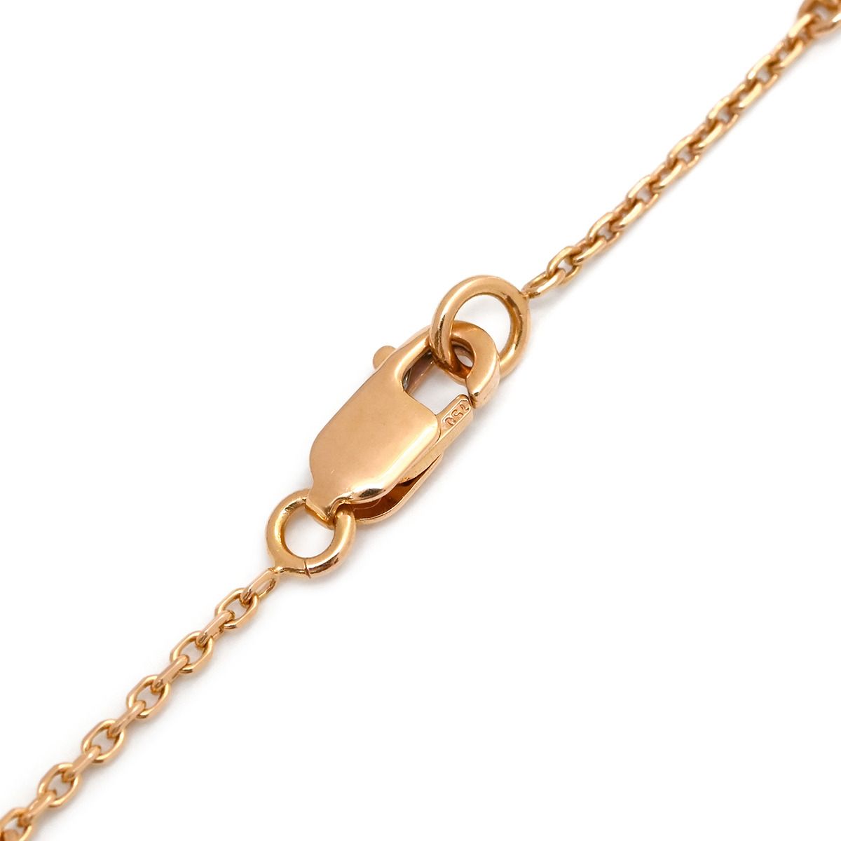 Van Cleef & Arpels Necklace Sweet Alhambra Pendant Rose Gold PG Textured — view 4