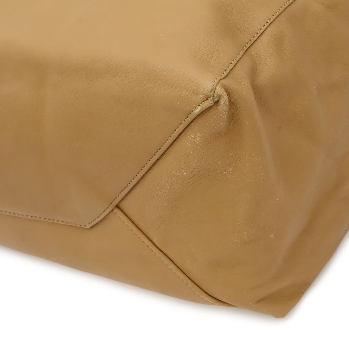 Celine Horizontal Cabas Tote Large Shoulder Bag Calfskin Beige — view 3