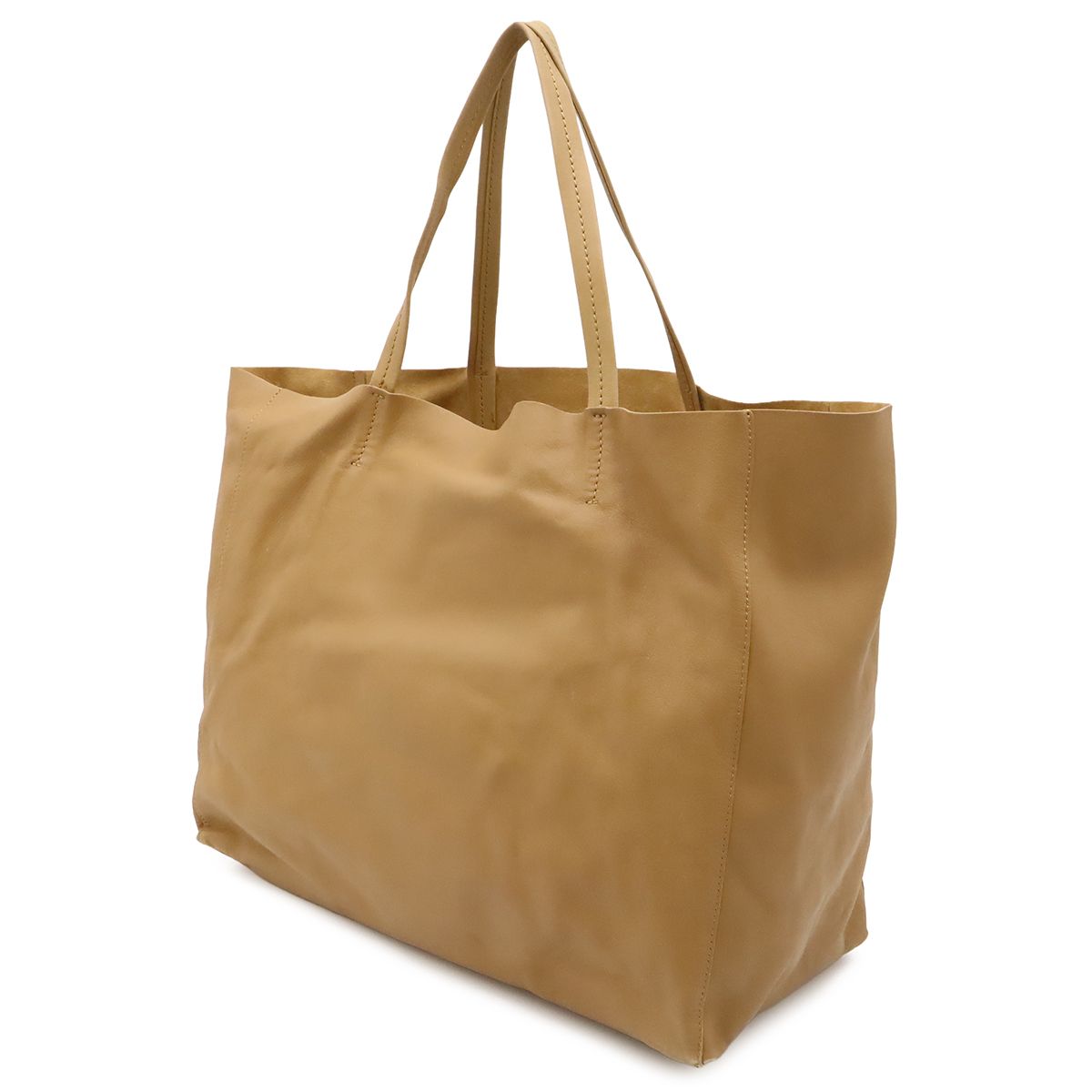 Celine Horizontal Cabas Tote Large Shoulder Bag Calfskin Beige — view 2