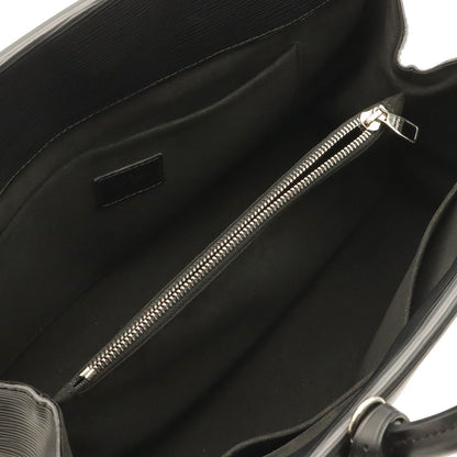 Louis Vuitton Epi Marly MM 2-Way Shoulder Bag Noir Black — view 6