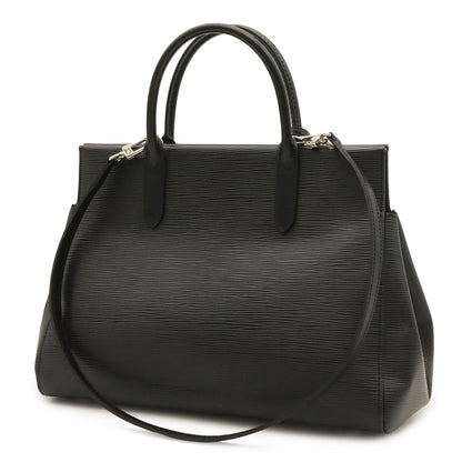 Louis Vuitton Epi Marly MM 2-Way Shoulder Bag Noir Black — view 2