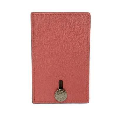 Hermes Card Case Diabolo Roseate Silver — view 2