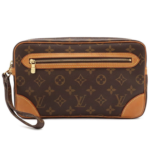 Louis Vuitton Monogram Marly Dragonne GM Second Handbag Clutch