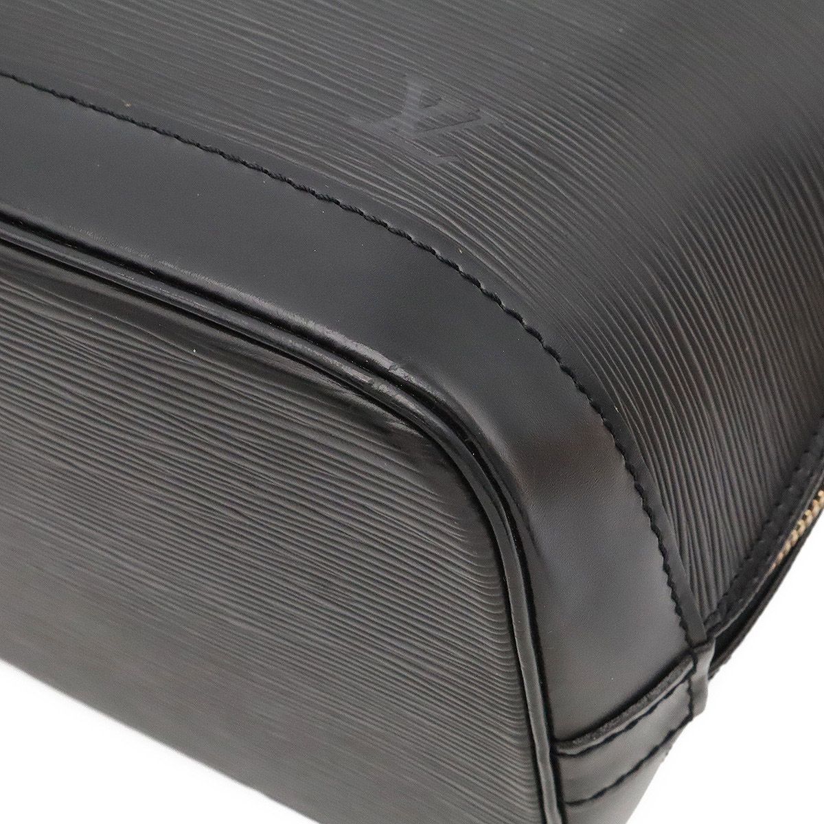Louis Vuitton Epi Alma Handbag Leather Noir Black Gold — view 3