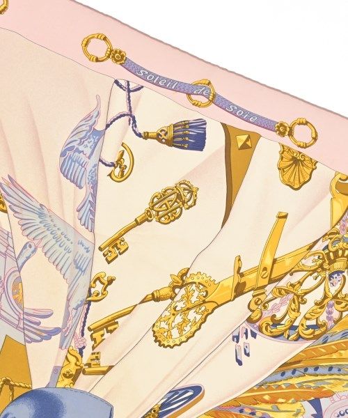 Hermes Bandana Scarf Pink — view 3