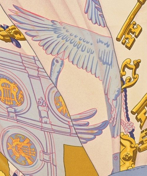 Hermes Bandana Scarf Pink — view 8