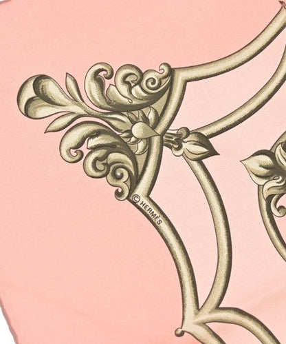 Hermes Bandana Scarf Pink — view 4